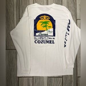 Isla De Cozumel Mexico Playa Carmen Men’s Long Sleeve Shirt Size XL